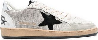 Golden Goose Ball Star Net Upper Suede Star Laminated Heel Crack Spur