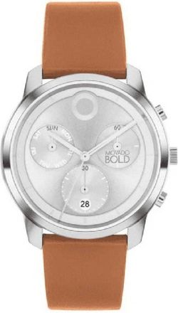Movado Mens Verso Silver Dial Watch