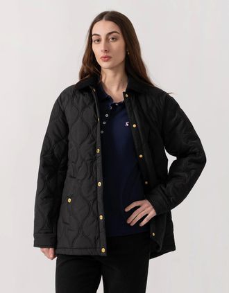 Hunter Womens Hunter Witton Womens Quilted Jacket - Kambaba - Black - Size: 10/8