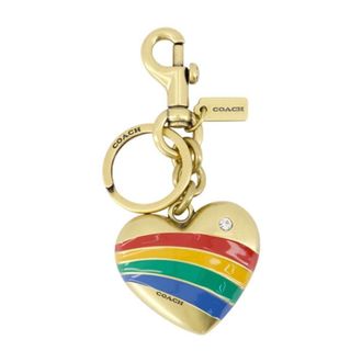 Coach Heart Keyring