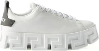 Versace Slippers - Heren - Sneakers - Wit - 45 EU - Schoenen