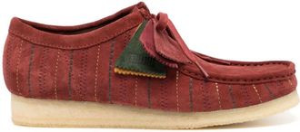 Clarks Wallabee suede lace-up shoes - men - Rubber/Suede/Suede - 10.5 - Red