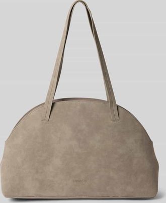 someday Someday Handtasche mit Logo-Pr&auml;gung Modell Balour in Mittelgrau, Gr&ouml;&szlig;e 1