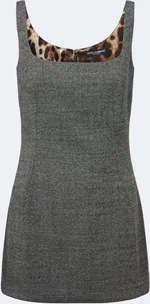 Dolce & Gabbana Wool tweed minidress