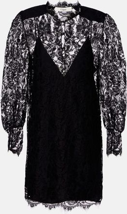 Chloé Chloé Floral lace minidress