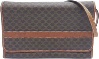 Celine Pre-owned Cross Body Bags, female, Brown, Size: ONE SIZE Pre-owned Vintage Clutch Shoulder Bag