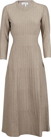 Casasola Ribbed Knit Viscose Midi Dress