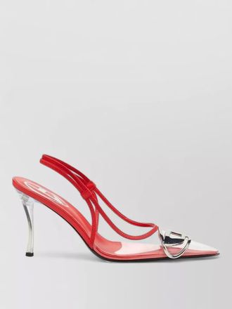 Diesel venus stiletto pumps transparent slingback strap
