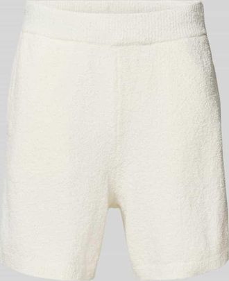 Lacoste Relaxed Fit Sweatshorts aus Baumwoll-Mix in Offwhite, Gr&ouml;&szlig;e XXXL