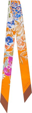 Gucci PRINTED SILK TWILL RIBBON - Gucci - Woman