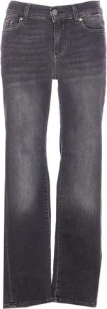 Liu Jo Nero Jeans voor Vrouwen Aw 25 - Dames - Bootcut Jeans - Zwart - W30 - Katoen - Jeans
