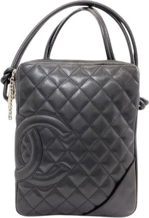 Chanel Pre-owned Vintage Schoudertas - Dames - Vintage Schoudertas - Zwart - ONE Size - Leer - Vintage