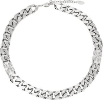 Off-white Collana a catena - Argento