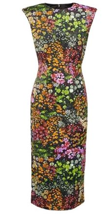 Dries Van Noten Floral Midi Dress Size XXS