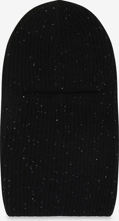 Fabiana Filippi Gerippte Sturmhaube aus Platinum-Faden mit Pailletten