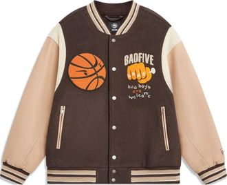 Li-Ning BadFive Baseball Jacket Brown AJMT089-1