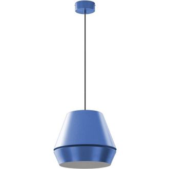 Lucande Lámpara colgante Mynoria en Azul de Aluminio - Lucande