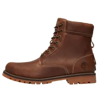 Timberland Rugged 6 Inch Waterproof Boots Rust Full Grain A2JJB