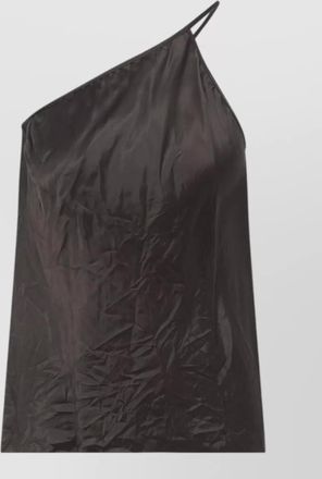 Rick Owens asymmetric one shoulder top thin straps