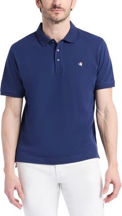 Robert Graham Devil Cotton Polo in Navy at Nordstrom, Size X-Large