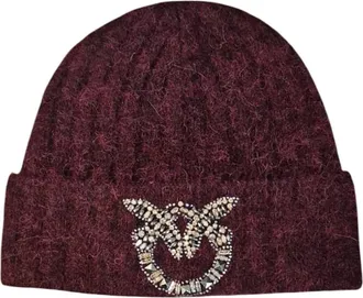 Pinko Pinko, Accessoires, Dames, Rood, ONE Size, Beanies
