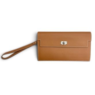 Herm&egrave;s Gold Long Wallet (Bi-Fold) (Pre-Owned)