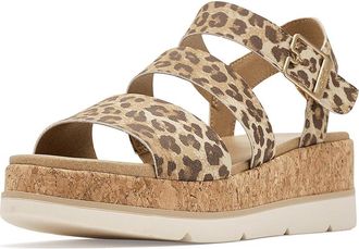 Dr. Scholls Once Twice Womens Shoes Leopard Animal Print : 6.5 M, Synthetic