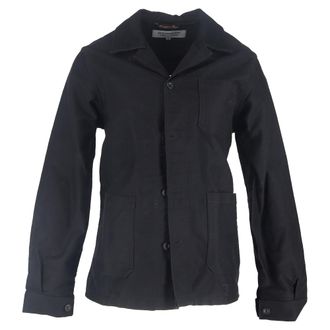 Comme Des Gar&ccedil;ons Comme des Gar&ccedil;ons Le Laboureur Short Work Jacket in Black Cotton