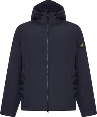 Stone Island TECHNICAL FABRIC JACKET WITH COMPASS LOGO - Stone Island - Man