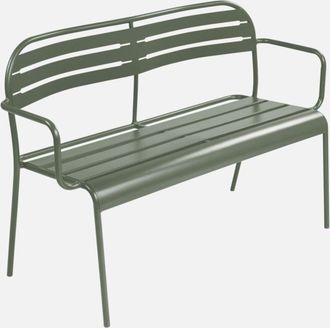 Sweeek Banco Exterior De Acero, 2 Plazas