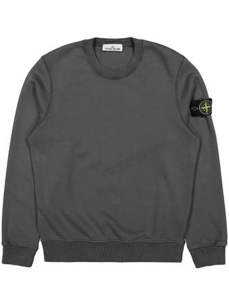 Stone Island Compass-badge sweatshirt - men - Organic Cotton - S - Grey
