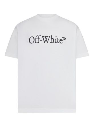 Off-white Crew Neck T-Shirt With Print