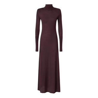 Pinko Maxi Jurk - Dames - Kleedjes - Paars - S - Kleedjes
