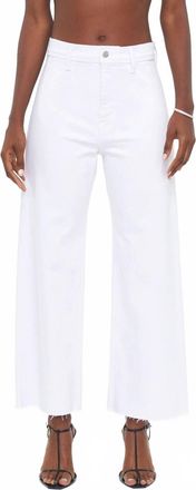 Pistola Denim Penny High Rise Wide Jeans In Blizzard