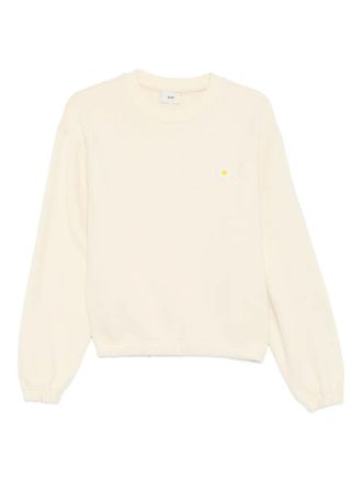 Autry crew-neck sweatshirt - women - Cotton - M - Neutrals