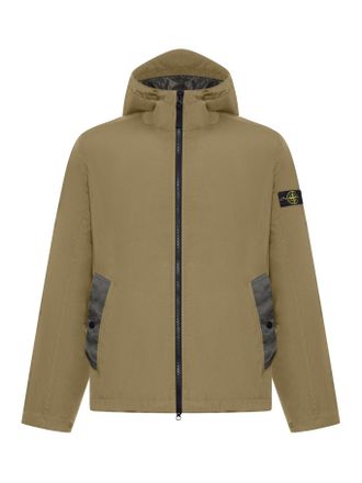 Stone Island TECHNICAL FABRIC JACKET WITH COMPASS LOGO - Stone Island - Man