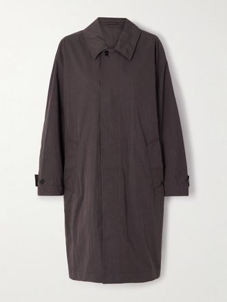 Christophe Lemaire Trench In Misto Cotone - Marrone