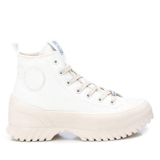 Xti Womens Canvas Platform High-Top Sneakers By XTI