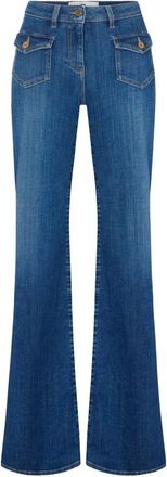 Elisabetta Franchi Mujer, Vaqueros, Azul, Talla: W29