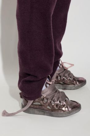 Lanvin Curb Sports Shoes, Womens, Purple