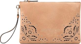 Jimmy Choo London Clutch con zip - Toni neutri