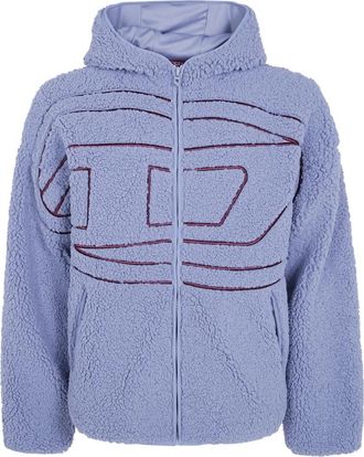 Diesel S-Zat Full Zip - Heren - Jassen - Paars - M - Jassen