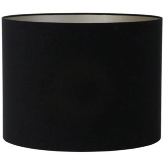 Light & Living Pantalla de lámpara - Velours - negro - textil - - Light&living