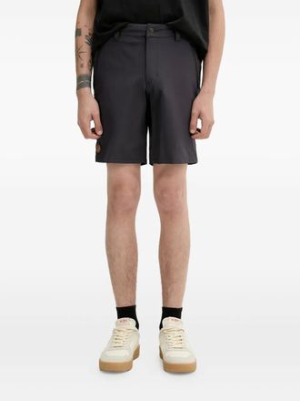 Fj&auml;llr&auml;ven Shorts met logopatch - Zwart