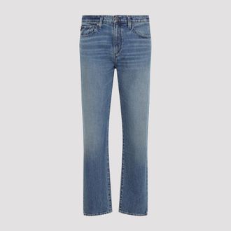 Ralph Lauren Purple Label Jeans dritti a 5 tasche con etichetta viola Ralph Lauren
