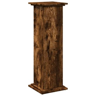vidaXL Espositore Con Portaoggetti Rovere Fumo 31x30x90cm Truciolato - Vidaxl