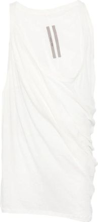 Rick Owens Draped Sleeveless Tank Top