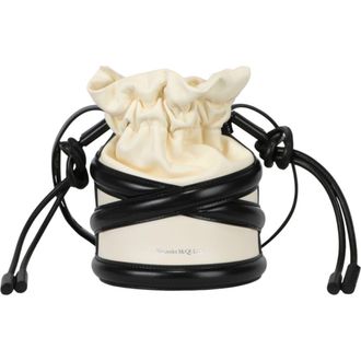 McQ by Alexander McQueen The Soft Curve Bucket Bag in Ivory Black at Nordstrom Rack