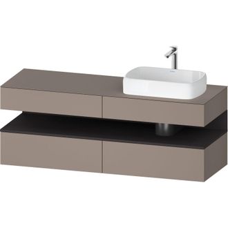 Duravit Qatego Consola Mueble Bajo Lavabo, 2 Extensiones, 2 - Duravit