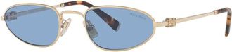Miu Miu Sunglasses, unisex, Yellow, Size: 52 MM 1Pvd5Gl0A